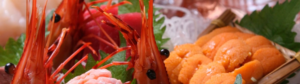 Close up of prawns