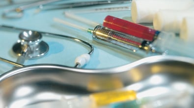 Close-up of medical equipment