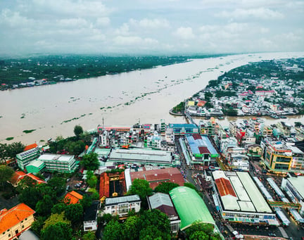 Mekong region aerial image
