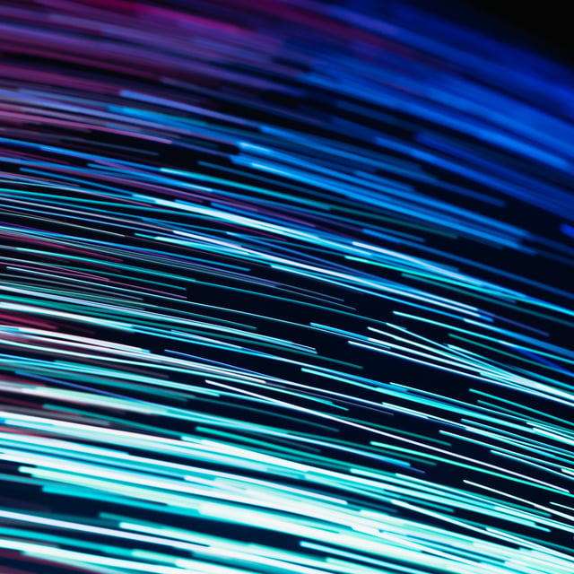 Dynamic blue light trails