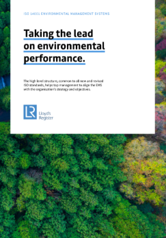 Taking the lead on environmental performance 