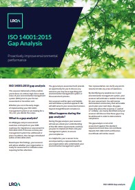 ISO 14001 Gap Analysis 