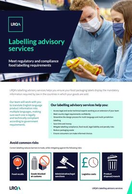 Labelling overview document