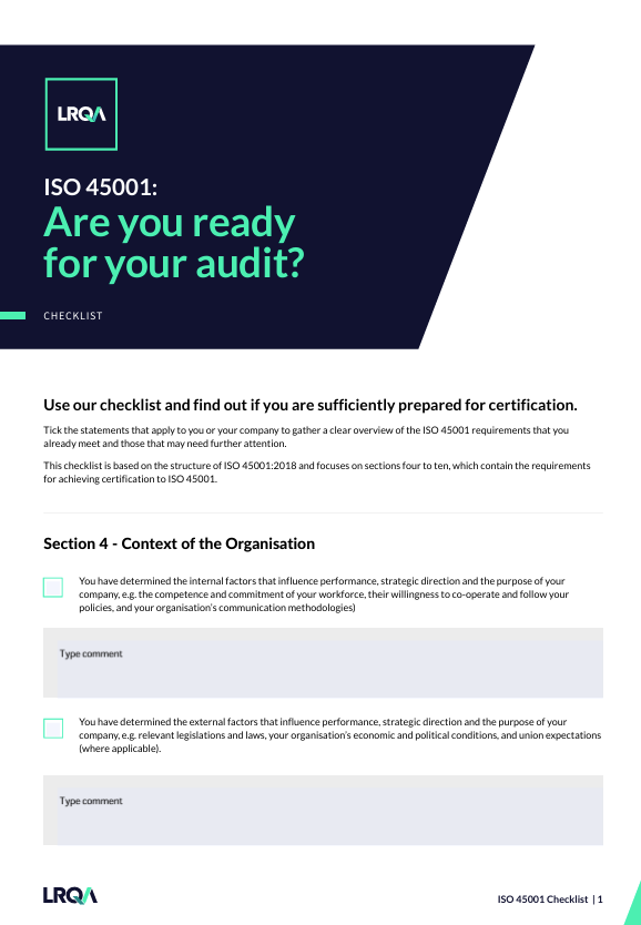 ISO 45001 checklist png