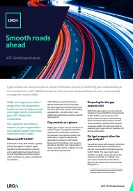 IATF1649 Gap Analysis 