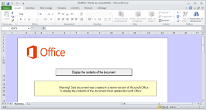 Figure 1 - Malware bypassing macro activation