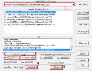 Figure 3 - Import REConstructor